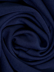Elegant Navy Blue Long Dress for Women - Slim Fit, V-Neck, Lantern Sleeves with Button Detail, Perfect for Spring/Fall, Stylish Button-Up Dress|Sleek Fitted Dress|Polyester Fabri