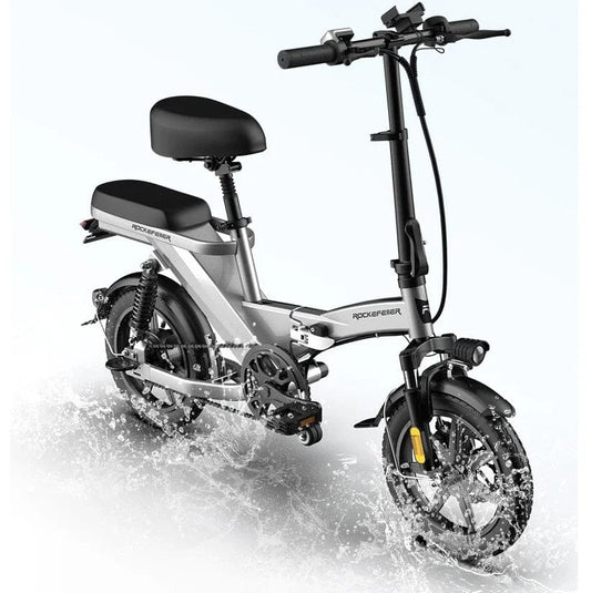 350w 14 inch e folding bike 45 kmh electric bike eu europe warehouse scooter ebike electric bicycle - SHOWLU FASHION STORE