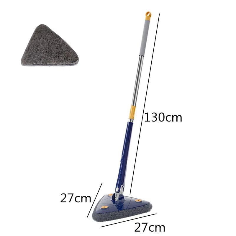 360 Rotatable Triangle Mop Wall Ceiling Corner Easy Clean Free Hand Washing Squeeze Water Twisting Mop Household Cleaning Tool - SHOWLU FASHION STORE