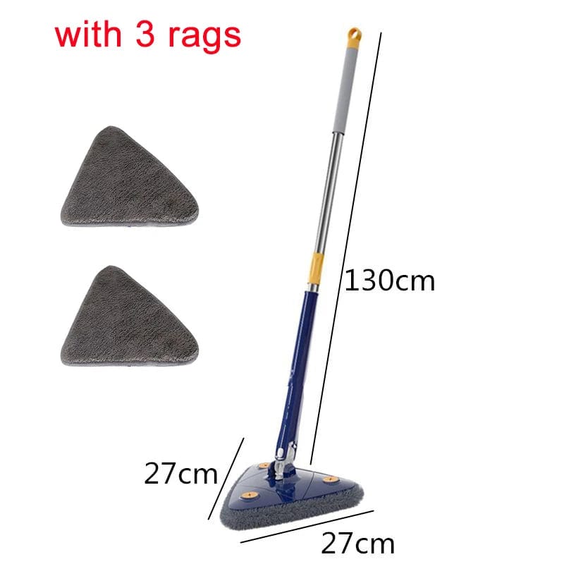 360 Rotatable Triangle Mop Wall Ceiling Corner Easy Clean Free Hand Washing Squeeze Water Twisting Mop Household Cleaning Tool - SHOWLU FASHION STORE