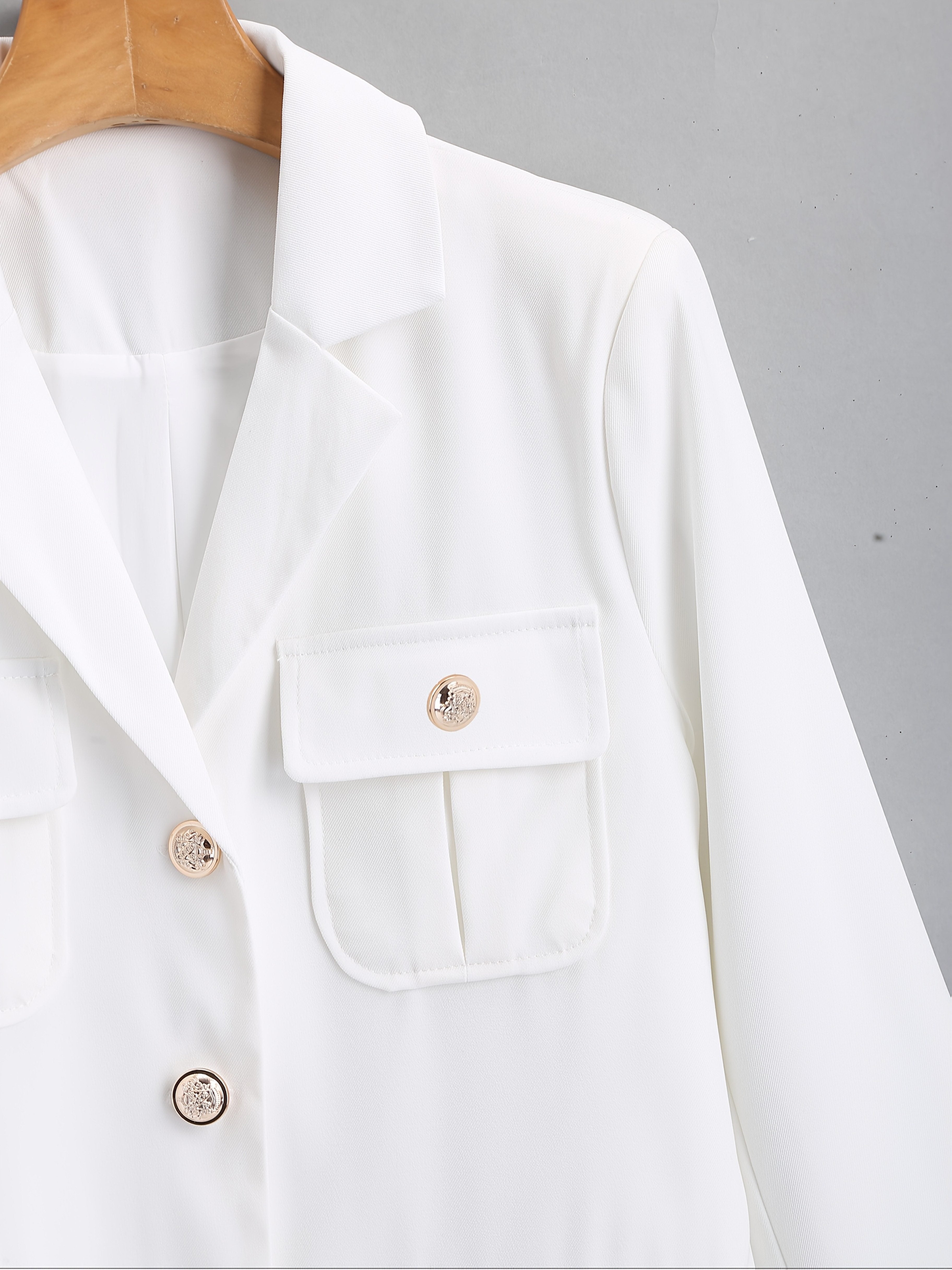 Lightweight luxury women's coat by SHOWLU FASHION with elegant solid lapel, stylish and comfortable for modern fashion.