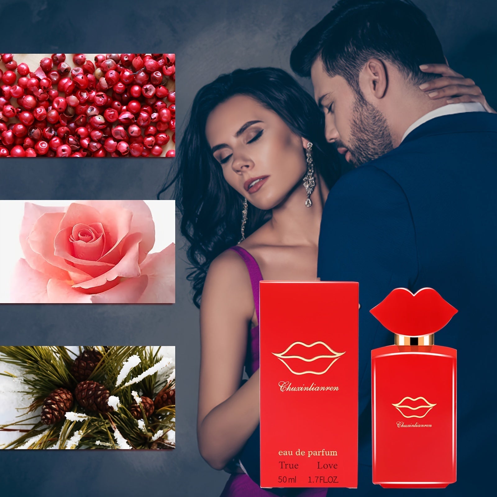 LC&HP Red Door Women's Eau De Parfum 3.4 Oz bottle with a red floral design, showcasing the fresh floral fragrance by SHOWLU FASHION STORE