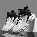 Men's SHOWLU mid top running shoes in lightweight PU leather, designed for comfortable walking and athletic performance.