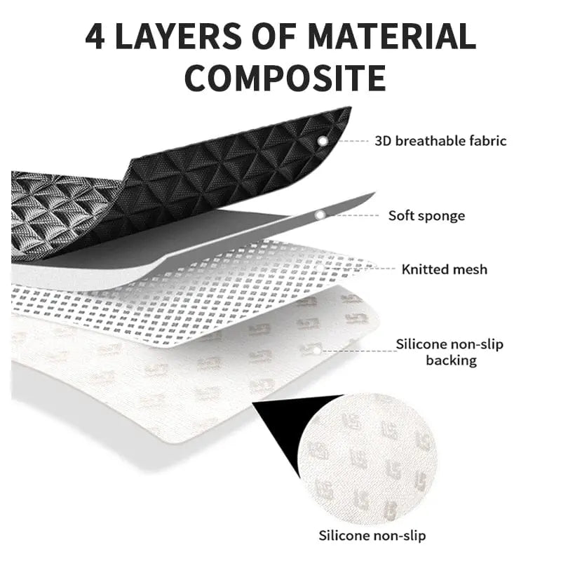 Showlu Fashion Store 3D breathable car seat cover with convex design, heat dissipation, and sweatproof cushion for summer comfort.