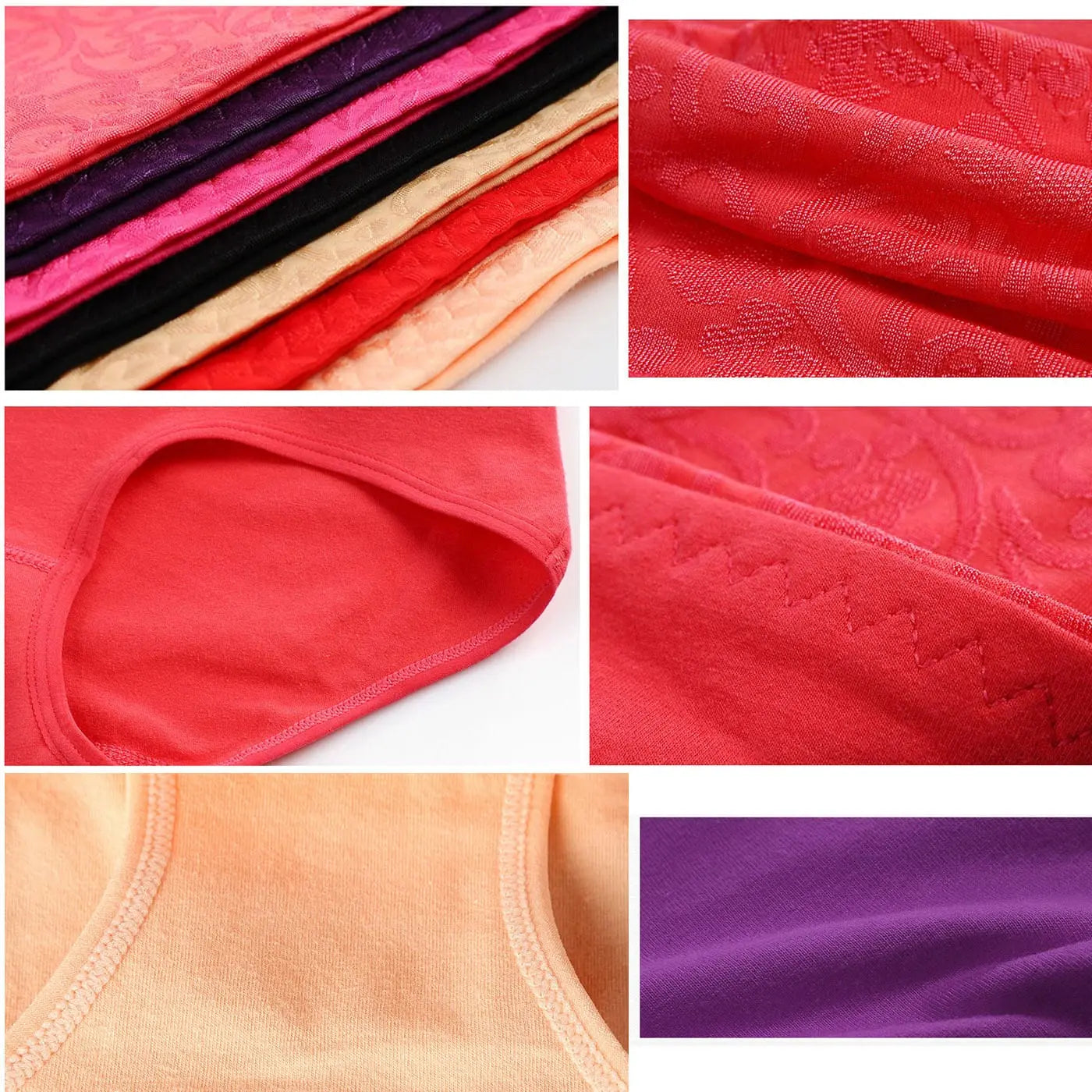 Set of three Showlu Fashion Store women's high waist cotton panties, postpartum briefs with full coverage and comfortable fit.