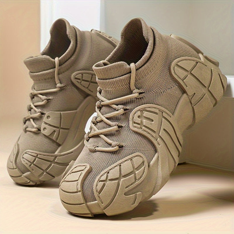 SHOWLU Women's wedge sneakers with breathable design and non-slip sole, stylish walking shoes for comfort and support.
