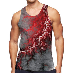 3D Fantasy Abstract Graffiti Figure Tank Top Gym Clothing Men Summer Streetwear Basketball Vest Quick Drying Sleeveless y2k Tops - SHOWLU FASHION STORE