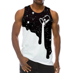 3D Fantasy Abstract Graffiti Figure Tank Top Gym Clothing Men Summer Streetwear Basketball Vest Quick Drying Sleeveless y2k Tops - SHOWLU FASHION STORE