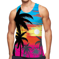 3D Fantasy Abstract Graffiti Figure Tank Top Gym Clothing Men Summer Streetwear Basketball Vest Quick Drying Sleeveless y2k Tops - SHOWLU FASHION STORE