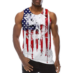 3D Fantasy Abstract Graffiti Figure Tank Top Gym Clothing Men Summer Streetwear Basketball Vest Quick Drying Sleeveless y2k Tops - SHOWLU FASHION STORE