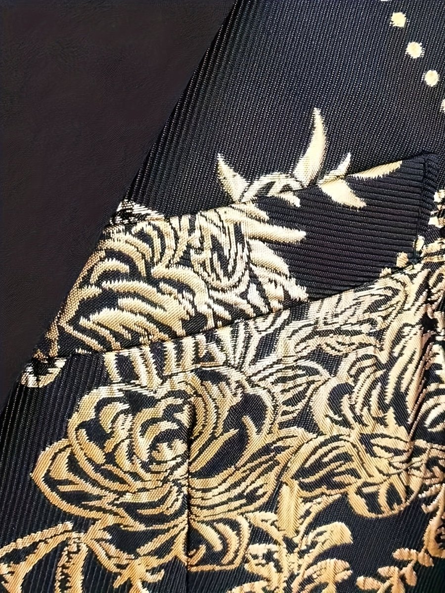 SHOWLU FASHION men's 3D floral patterned casual suit, regular fit, suitable for nightclubs, parties, and weddings.