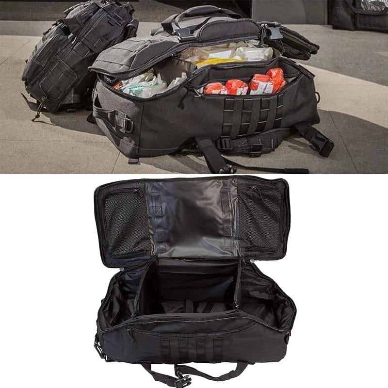 Showlu FASHION STORE military tactical backpack with 40L, 60L, 80L waterproof travel duffel bag featuring adjustable straps for men and women