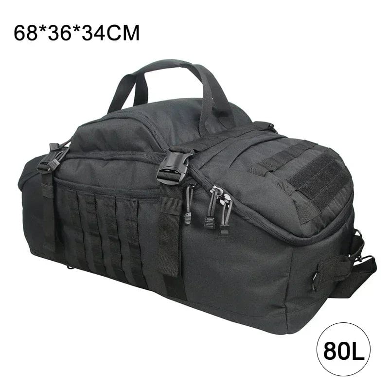 SHOWLU FASHION STORE military tactical backpack in 40L, 60L, 80L size with adjustable straps, waterproof travel duffel bag for men and women.
