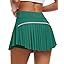 Showlu Smart General JoyGirl women's pleated tennis skirt with built-in shorts, featuring a stylish design and comfortable fit.