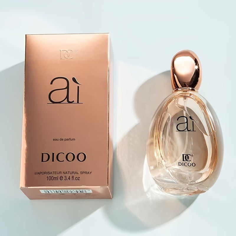 French DICOO Women's Perfume by SHOWLU FASHION STORE featuring a floral fragrance bottle with elegant design.