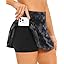 Showlu Smart General Stelle women's high-waisted tennis and golf skirt with pockets, featuring a sleek design and comfortable fit.