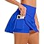 Showlu Smart General Stelle women's high-waisted tennis and golf skirt with pockets, shown in a stylish athletic design.