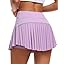 Showlu Smart General JoyGirl women's pleated tennis skirt with built-in shorts, stylish athletic wear for active sports and casual wear.