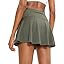 Showlu Smart General women's pleated tennis skirt with four pockets, designed for active sports and casual wear.