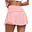 Showlu Smart General JoyGirl women's pleated tennis skirt with built-in shorts, featuring a stylish and functional design.