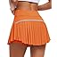 Showlu Smart General JoyGirl women's pleated tennis skirt with built-in shorts, featuring a stylish design and comfortable fit.