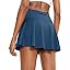 Showlu Smart General SANTINY women's pleated tennis skirt with four pockets, designed for active sports and casual wear.