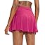 Showlu Smart General SANTINY women's pleated tennis skirt with four pockets, featuring a stylish and functional design.