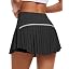 Showlu Smart General JoyGirl women's pleated tennis skirt with built-in shorts, featuring a classic design and comfortable fit.