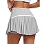 Showlu Smart General JoyGirl women's pleated tennis skirt with built-in shorts, stylish athletic wear for active women.
