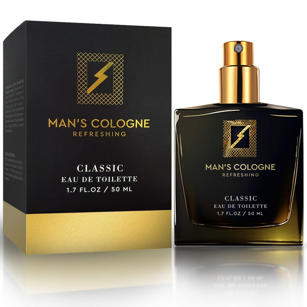 SHOWLU FASHION STORE Pheromone Cologne for Men with a sleek bottle and fresh scent, designed to enhance masculinity and confidence.