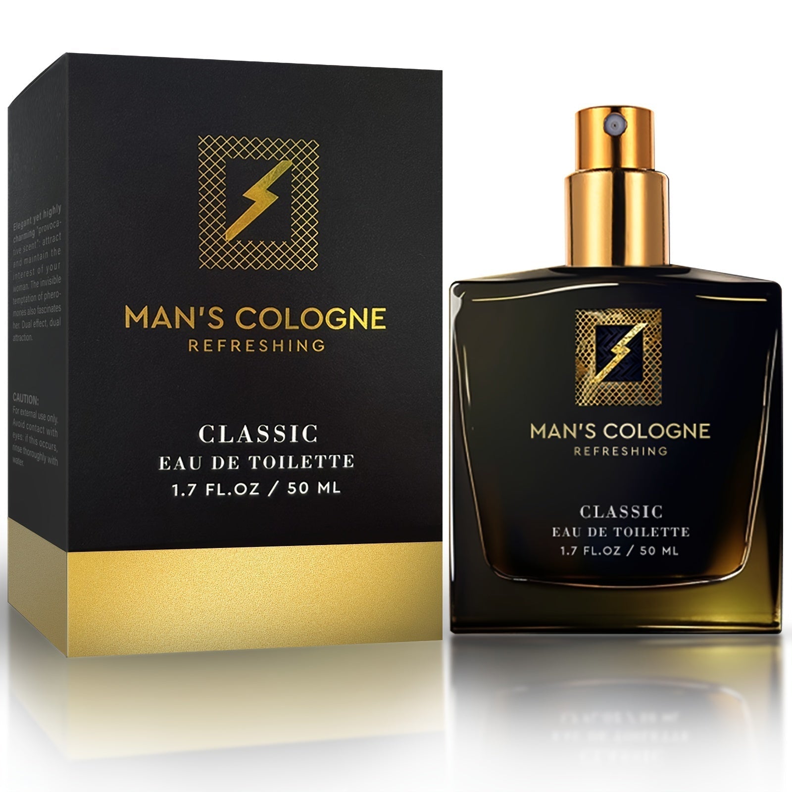SHOWLU FASHION STORE Pheromone Cologne for Men with a sleek bottle and fresh scent, designed to enhance masculinity and confidence.
