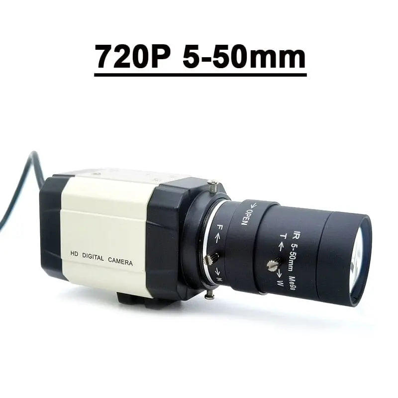 Showlu Fashion Store 4MP USB webcam with 2560x1440 resolution, 5-50mm varifocal zoom lens, high-speed 30fps, USB-C connection