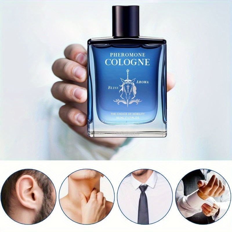 1.7 oz Pheromone Cologne for Men - 8-Hour Long-Lasting Freshness, ( Vanilla Woody Scent) SHOWLU FASHION STORE