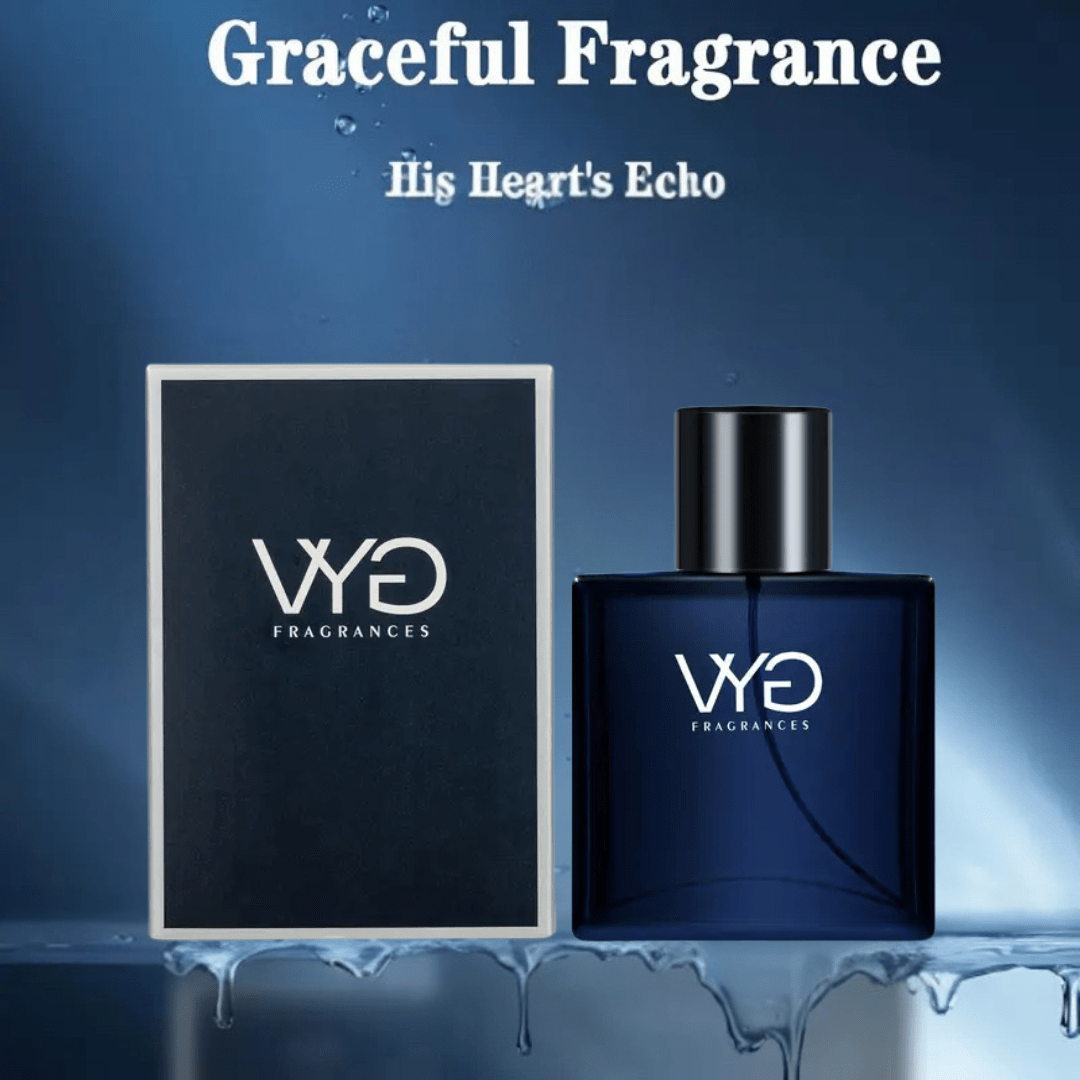Ocean Blue Eau de Cologne for Men by SHOWLU FASHION STORE, fresh woody musk scent, 1.7oz bottle, elegant packaging