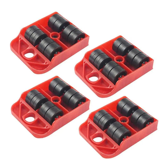 4pcsMoves Furniture Tool Transport Shifter Moving Wheel Slider Remover Roller He - SHOWLU FASHION STORE