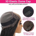 Beliself 4x6 glueless straight human hair wig with HD lace, Brazilian Remy hair, pre-plucked, ready-to-wear, natural look.