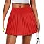 Showlu Smart General Alaroo women's pleated tennis skirt with pockets, featuring a stylish design and comfortable fit.