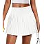 Showlu Smart General Alaroo women's pleated tennis skirt with pockets, featuring a lightweight, athletic design with stylish pleats.