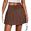 Showlu Smart General Alaroo women's pleated tennis skirt with pockets, featuring a stylish design and comfortable fit.
