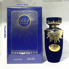 2025 New Blue 3.38oz Middle East Perfume For Men And Women Arabian Dubai EDP Perfume Spray For Any Date, Holiday, Gift And Other Occasions, Perfect Gift