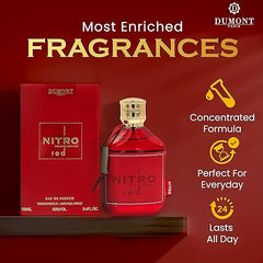 NITRO RED 3.4oz (100ml) Men'S Perfume Spray