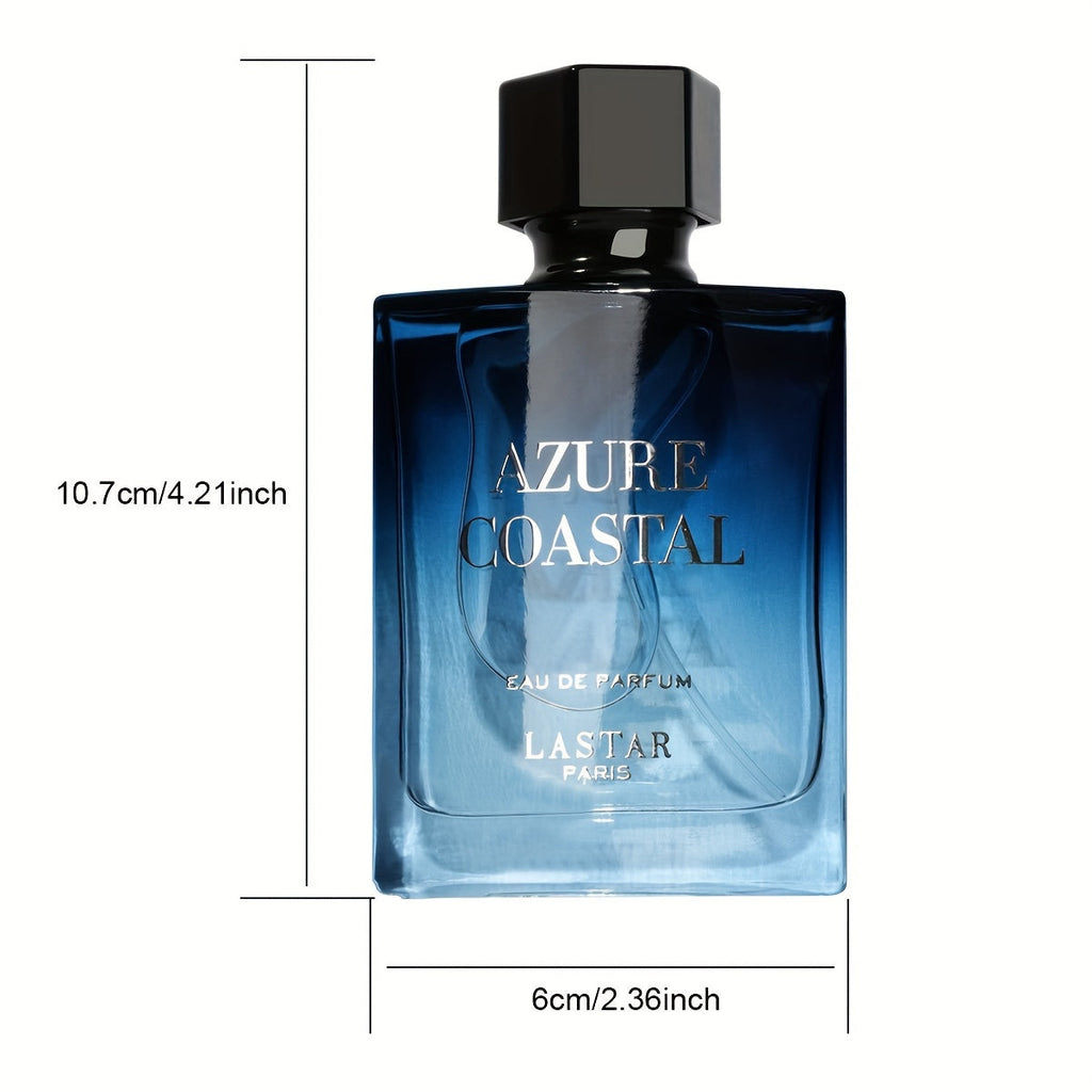 SHOWLU FASHION Fougie Ocean unisex body perfume spray bottle, 1.71 oz, with sleek packaging and ocean-inspired design.