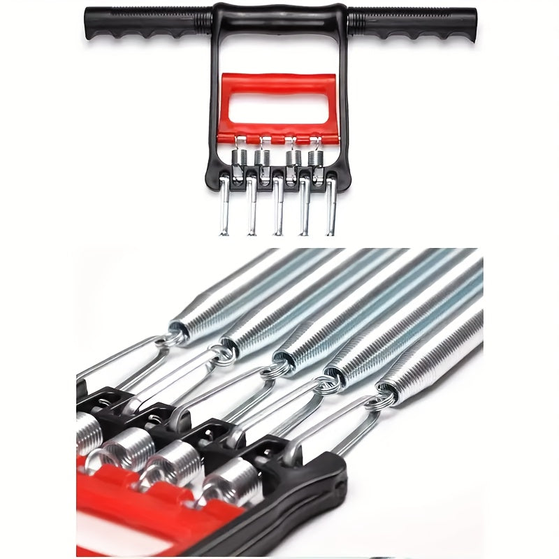 Showlu stainless steel pedal puller and adjustable resistance trainer for fitness and strength training exercises.