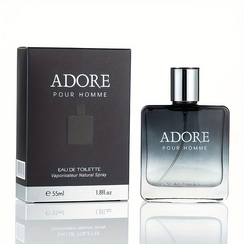 1.86oz Men'S Eau De Toilette, Aquatic Wood Tone Lasting Fragrance Perfect For Dating Explore A Modern Men'S Fragrance With Citrus Jasmine As The Base, Exuding Confidence Charm The Best Gift For A Boy SHOWLU FASHION STORE