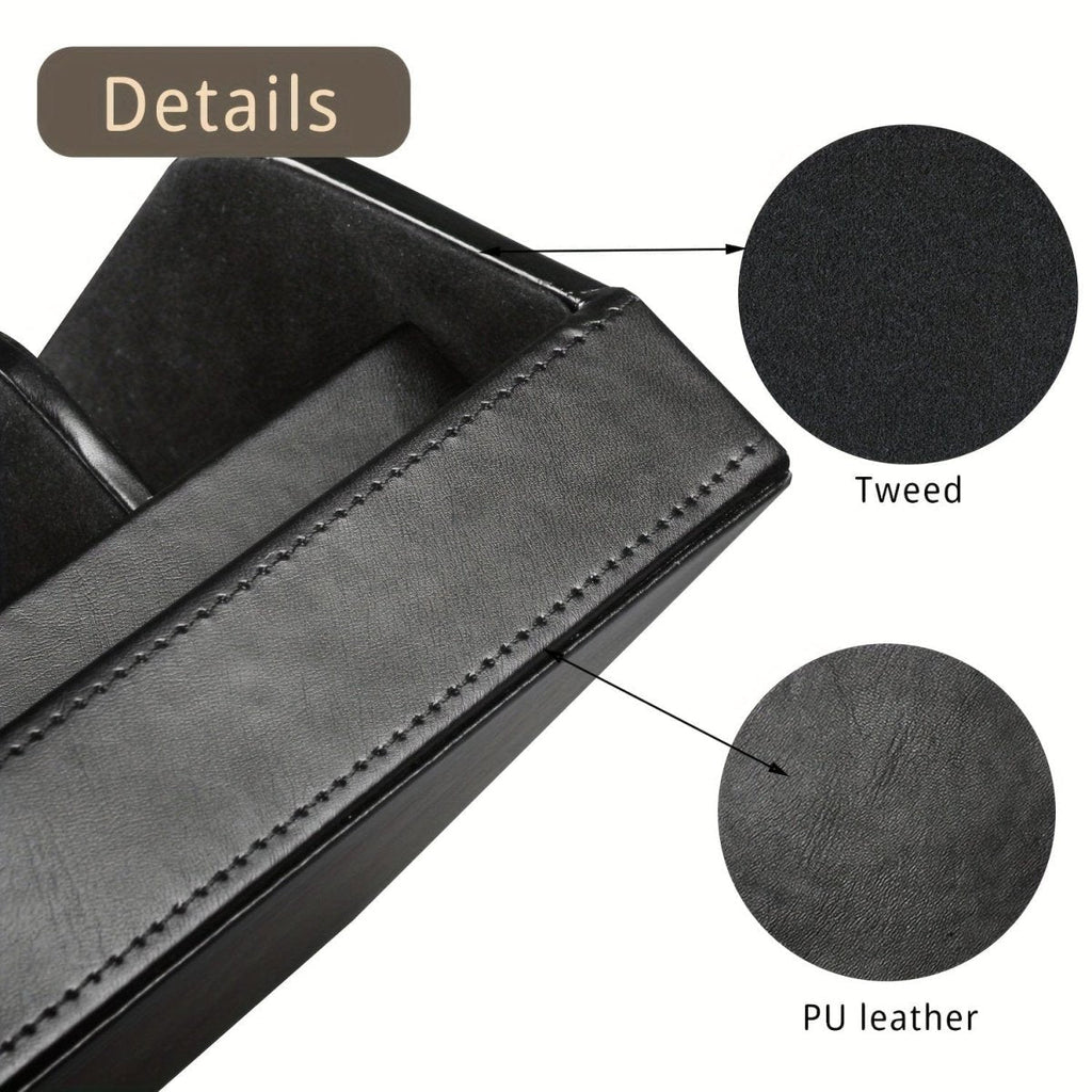 Showlu Fashion 6-belt organizer box with adjustable belt racks, ideal for closet storage and drawer organization.