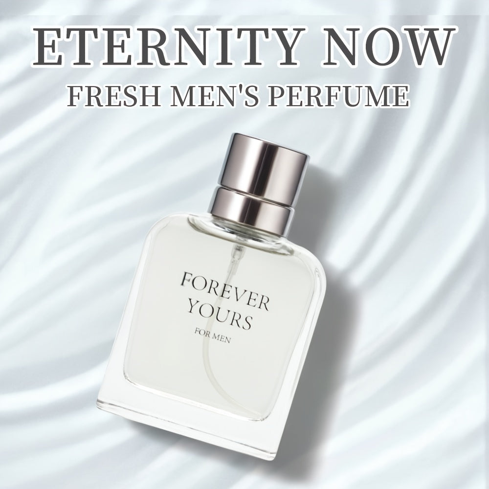 Men's Amber Fougere Eau De Parfum by SHOWLU FASHION with vanilla and ginger notes, featuring a sleek glass bottle.