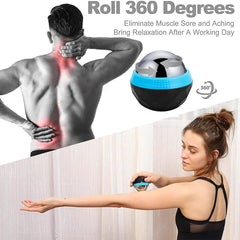 60MM Cryo Cold Roller Hot & Cold Compress Massage Roller Ball Body Therapy Foot Back Waist Hip Relaxer Ice Therapy Massager Tool - SHOWLU FASHION STORE