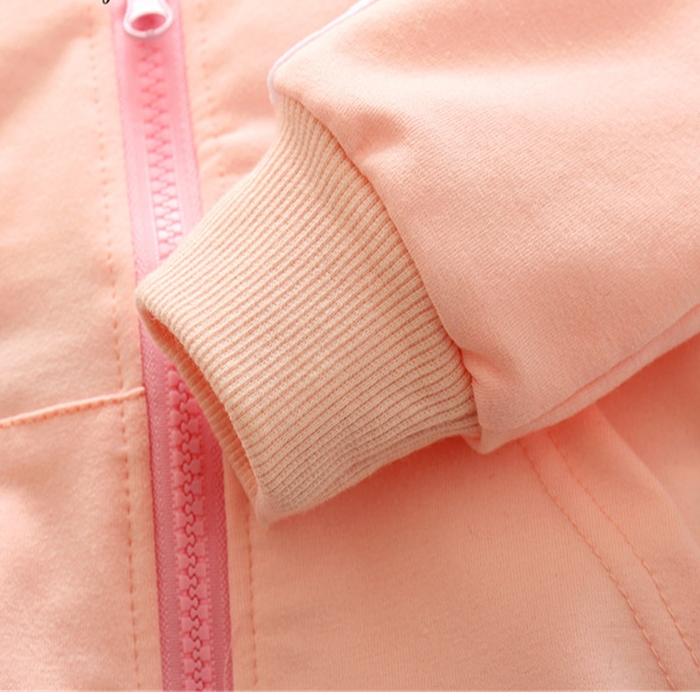 Baby boy striped cotton bomber jacket and pants sports set by SHOWLU FASHION, casual and comfortable baby clothing.