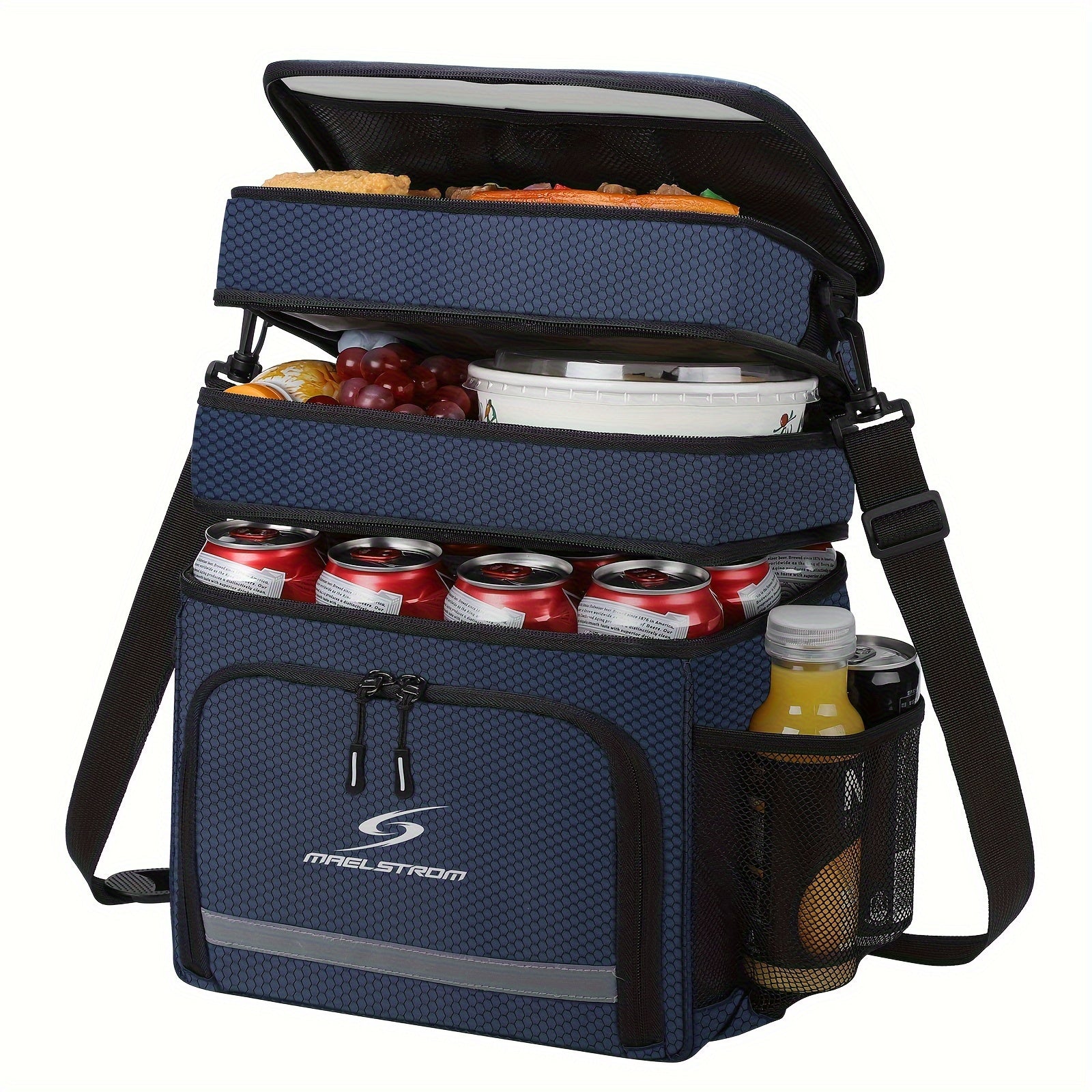 SHOWLU FASHION STORE MAELSTROM insulated lunch bag, leakproof cooler tote for men and women, with durable design and carrying handle.