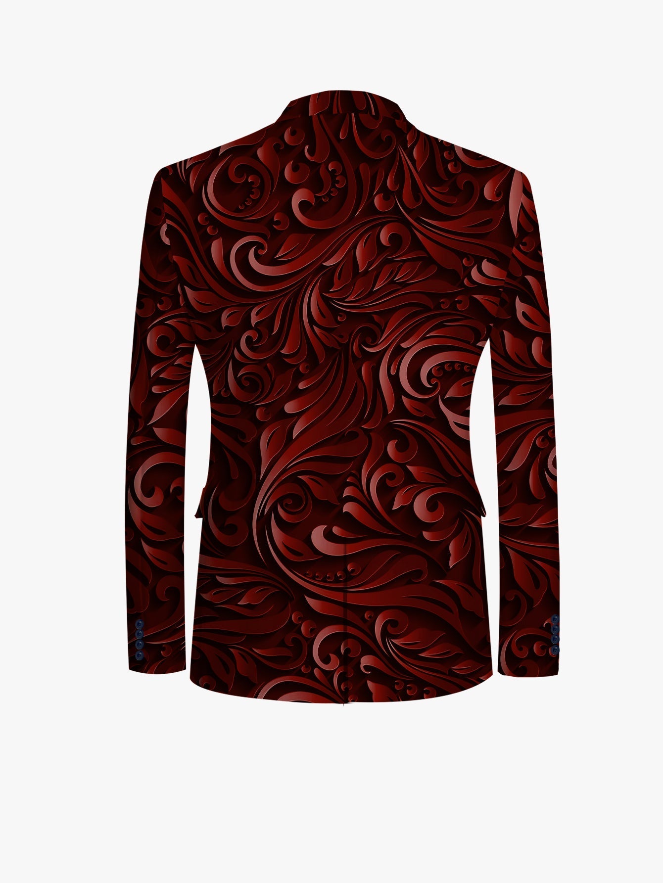 SHOWLU FASHION men's casual skinny fit suit set with polyester fabric, including blazer and matching trousers, for stylish everyday wear.